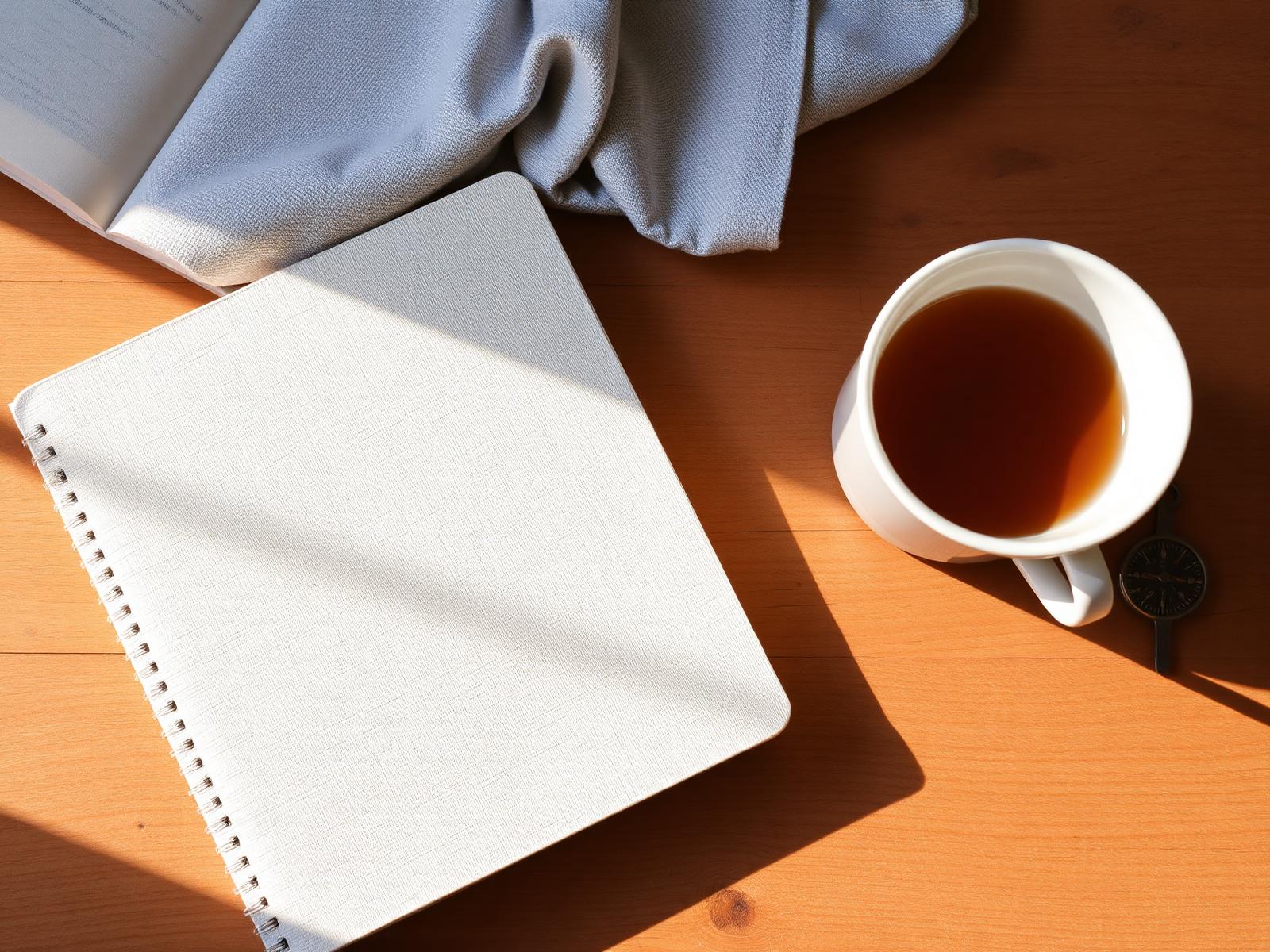 Le carnet Quand tout devient flou, couverture en lin